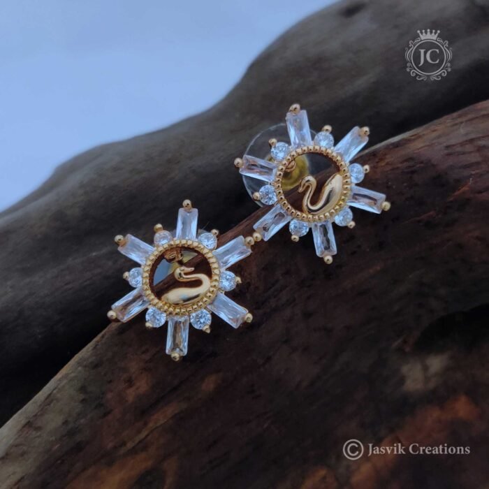 37 Rose Gold Ear Ring – JCRG037 110 Rs