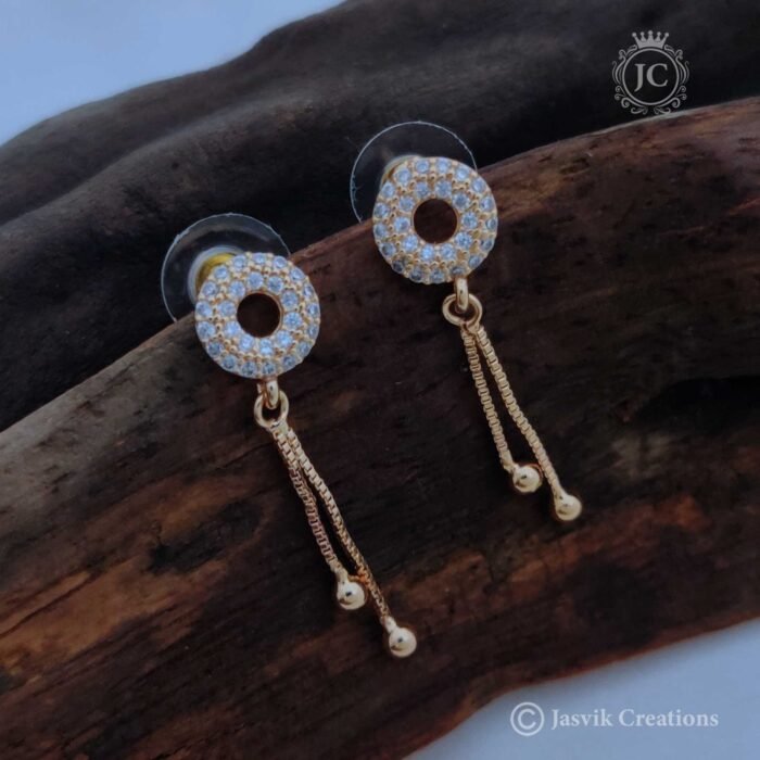 41 Rose Gold Ear Ring – JCRG041 110Rs