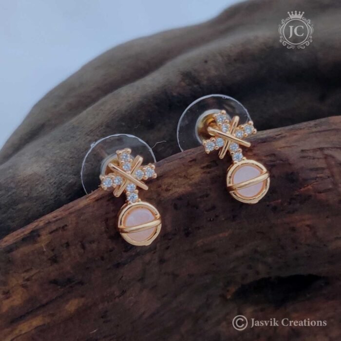 42 Rose Gold Ear Ring – JCRG042 110