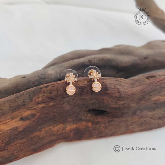 42 Rose Gold Ear Ring – JCRG042 (2)