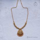 60 Premium BRass Base Ball Chain with Lakshmi Pendent Mid Haram JCHM060 899 (6)