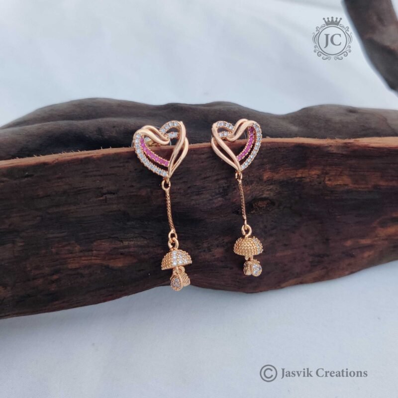 Rose Gold Ear Ring – JCRG061 - Image 2