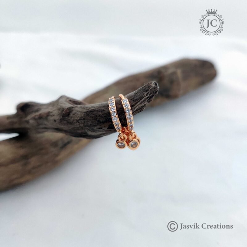 Rose Gold Ear Ring – JCRG062 - Image 2