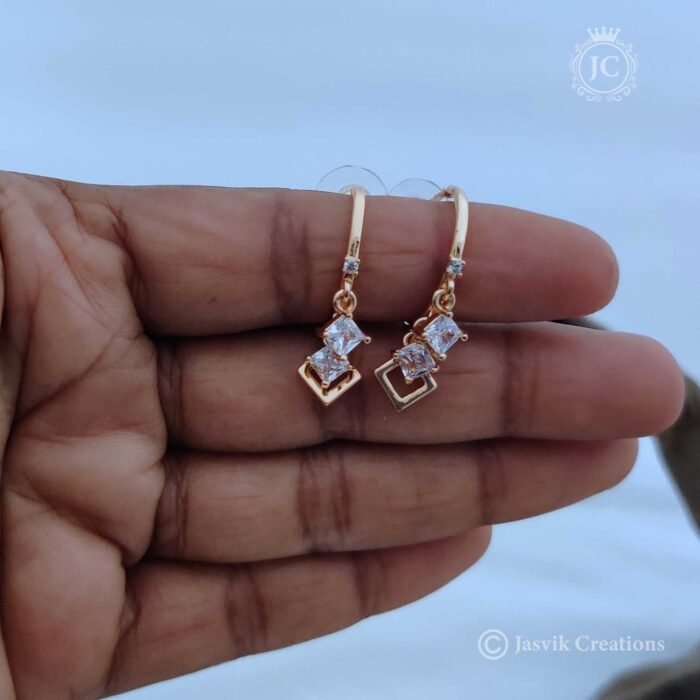 70 Rose Gold Ear Ring – JCRG070 130Rs