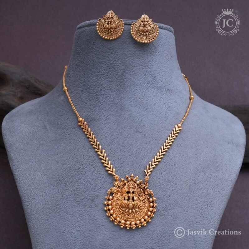 Normal-Matte Lakhsmi-Necklace-JCNL160 - Image 3