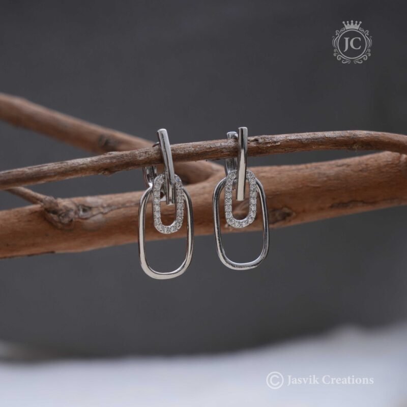 Rose Gold Ear Rings - JCRG080 - Image 3