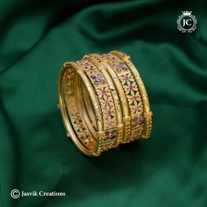 Micro-Plated-Bangle—Combo—JCBN088 Micro-Plated-Bangle—Combo—JCBN088