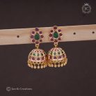 Microplated Real Kemp Jhumka 450 JCER061