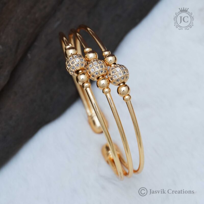 3 Ball-Kada-Bangle - JCBN107 - Image 2