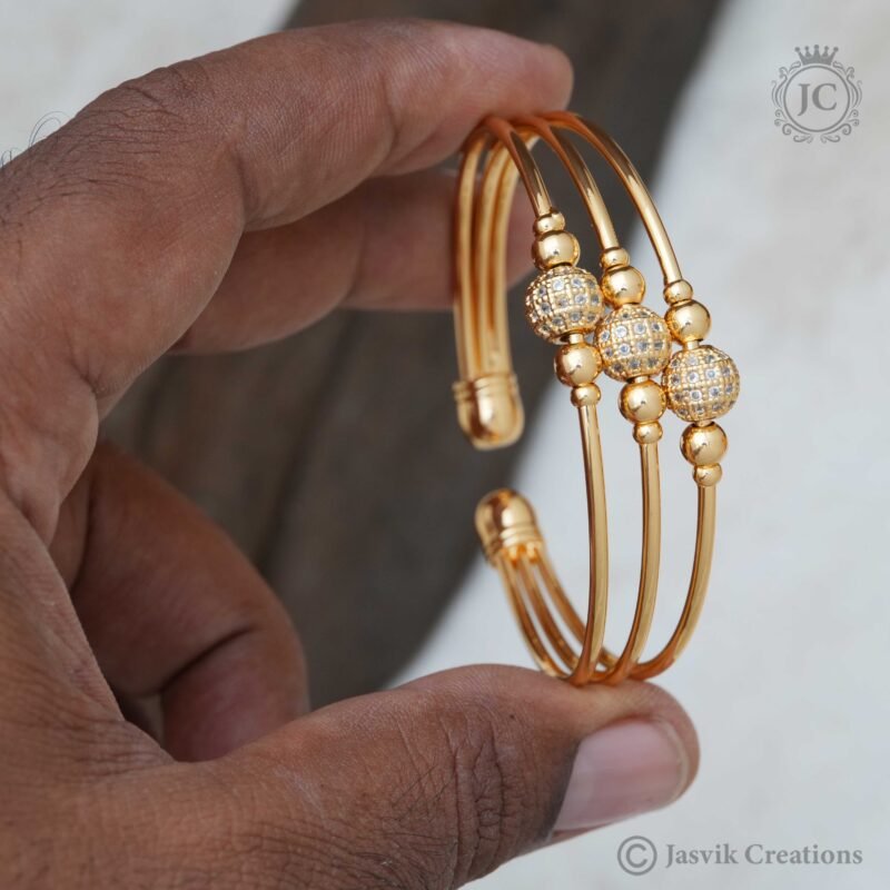 3 Ball-Kada-Bangle - JCBN107 - Image 3