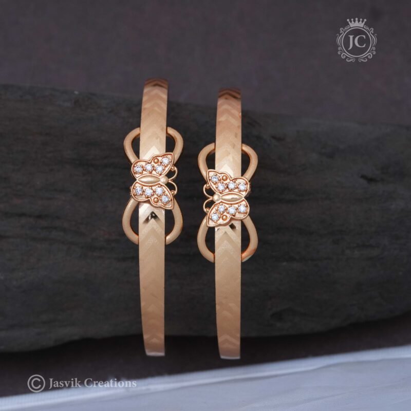 Micro Gold Kada Bangle - JCBN110