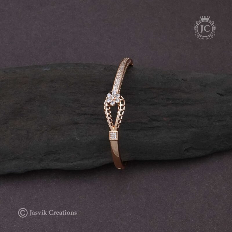Rose Gold Kada Bangle - JCBN111