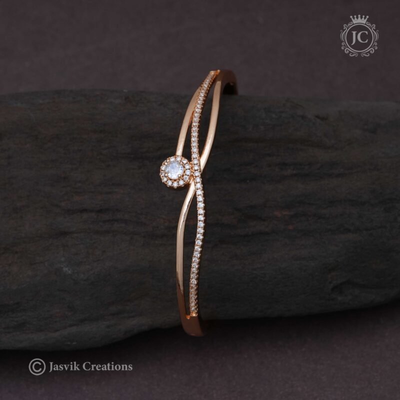 ROSE Gold Kada Bangle - JCBN113