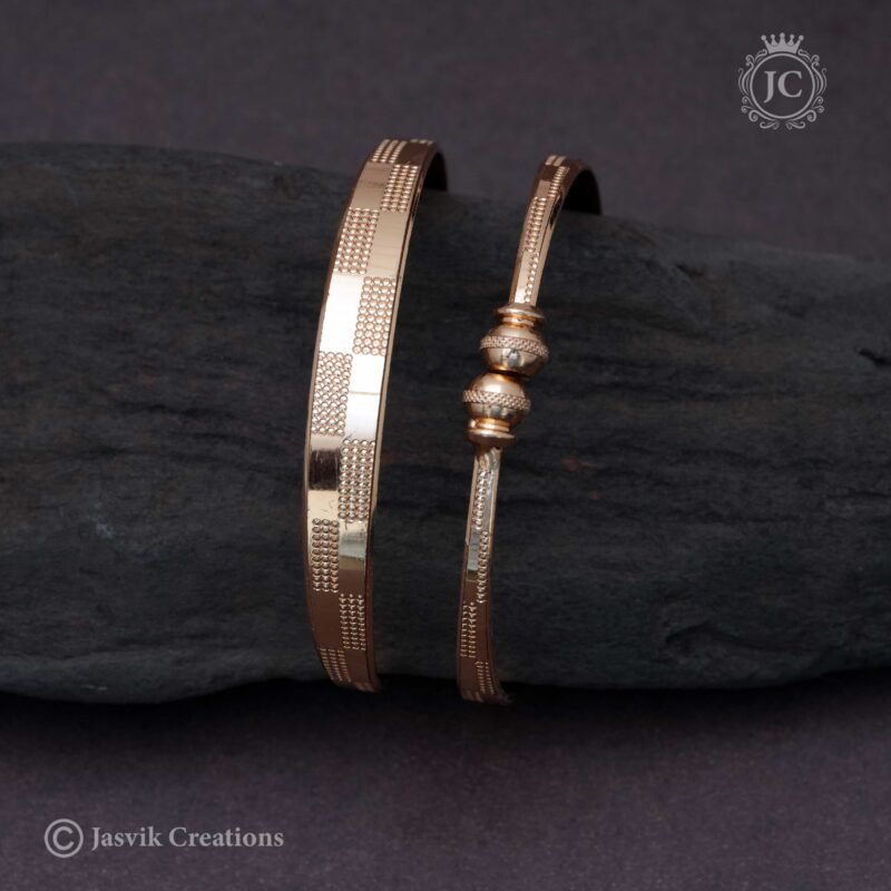Micro Gold Kada Bangle - JCBN115