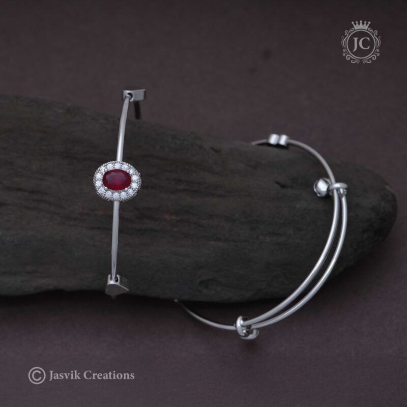 Silver Kada Bangle - JCBN120