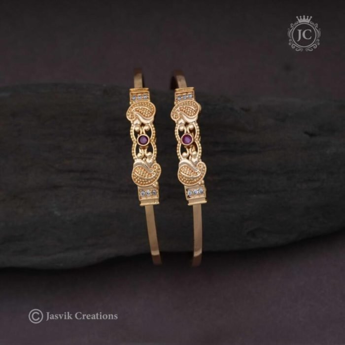 121 Micro Gold Kada Bangle JCBN121 Rs 250 (30)