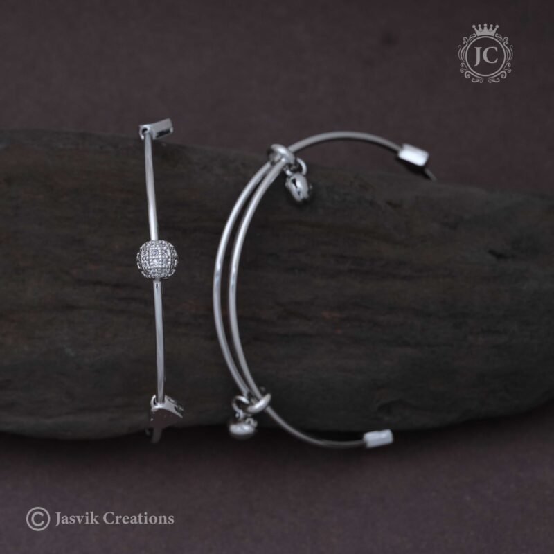 Silver Kada Bangle - JCBN128