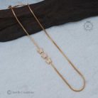 153 Micro Plated Ad Butterfly Mugappu Chain - JCCH153 550 (1)