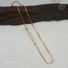 154 Micro Plated Ad Flower with Ball Mugappu Chain - JCCH154 550 (2)