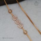 154 Micro Plated Ad Flower with Ball Mugappu Chain - JCCH154 550 (3)