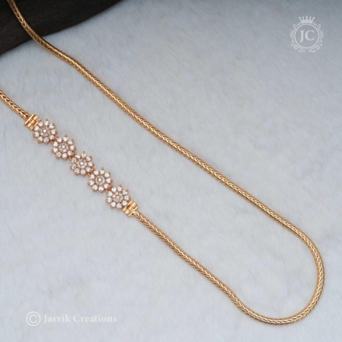 159 Microplated Five Star Smooth Chain - JCCH159 550 (3)