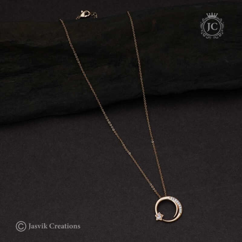 Rose Gold Short Chain - JCCH164 - Image 2