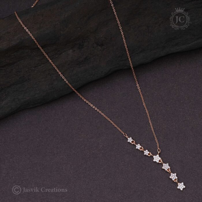 165 Rose Gold Short Chain - JCCH165 199 (3)