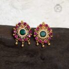 189 Micro Plated Palak Earrings JCER189- 160(2)
