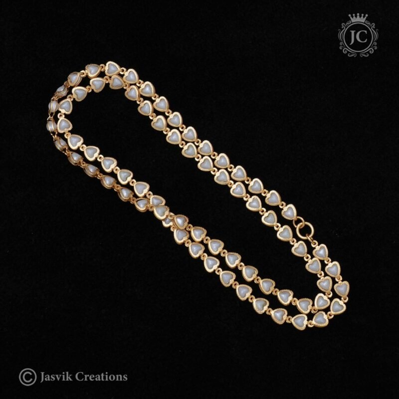 Pearl Hearten Chain-24 Inch - JCCH193