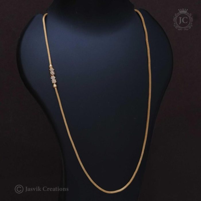 195 Simple-Daimond-Look-Star-Muagappu-Chain-24-Inch---JCCH195 450