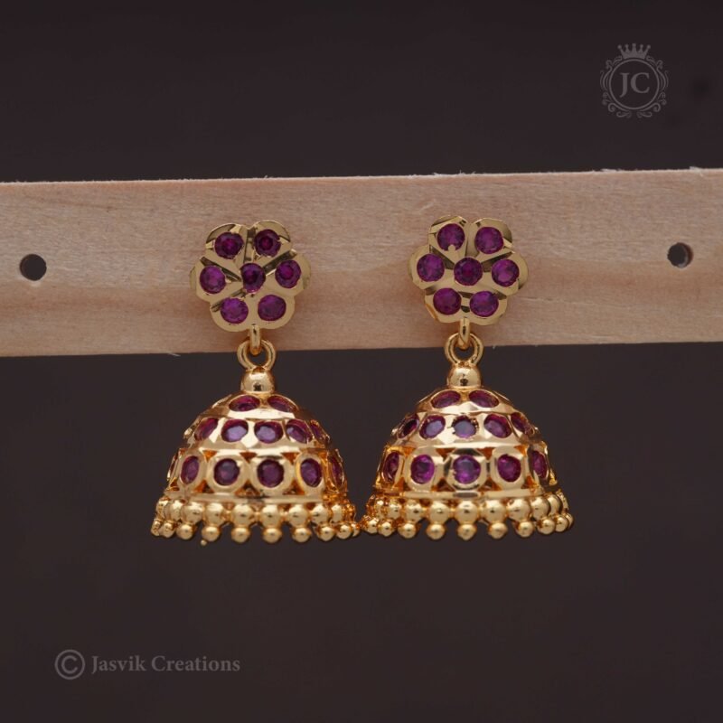 Impon Jhumka Rani Pink - JCER202