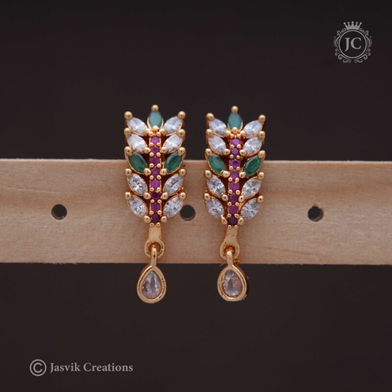 Mirco Plated Multi Colour AD Stud - JCER204
