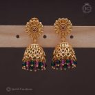 207 Micro Plated Gold Inspired Jhumka JCER207 220