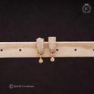 208 Microlated J Type Ear Rings - JCER208 199
