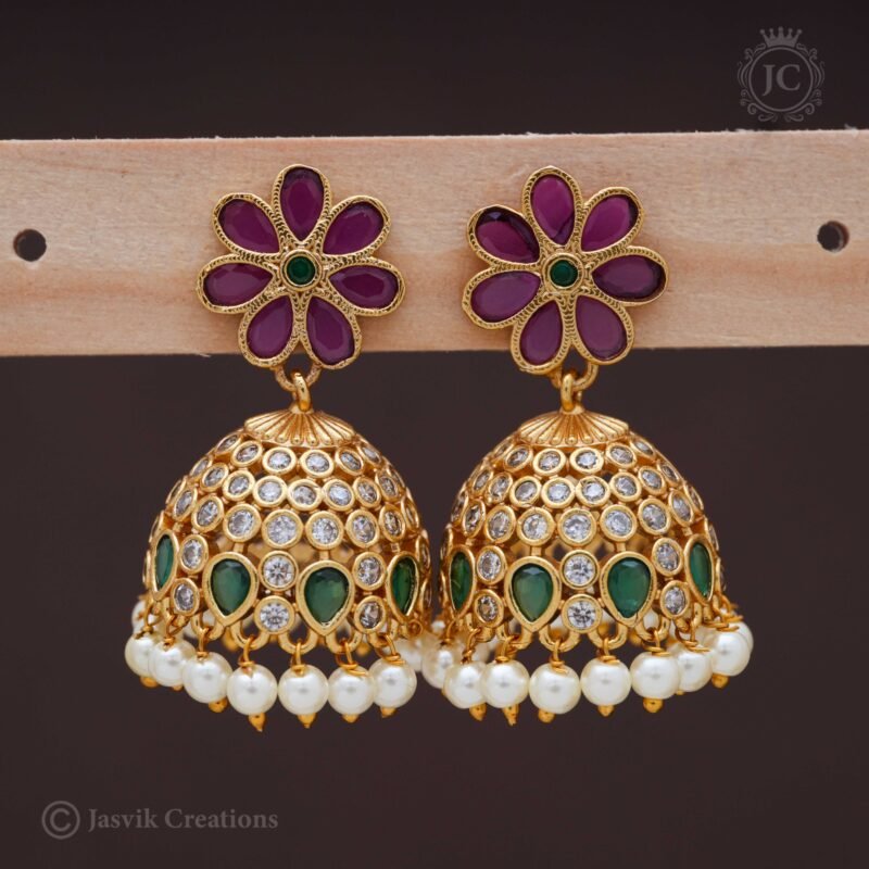 Premium Antique Jhumka - JCER209