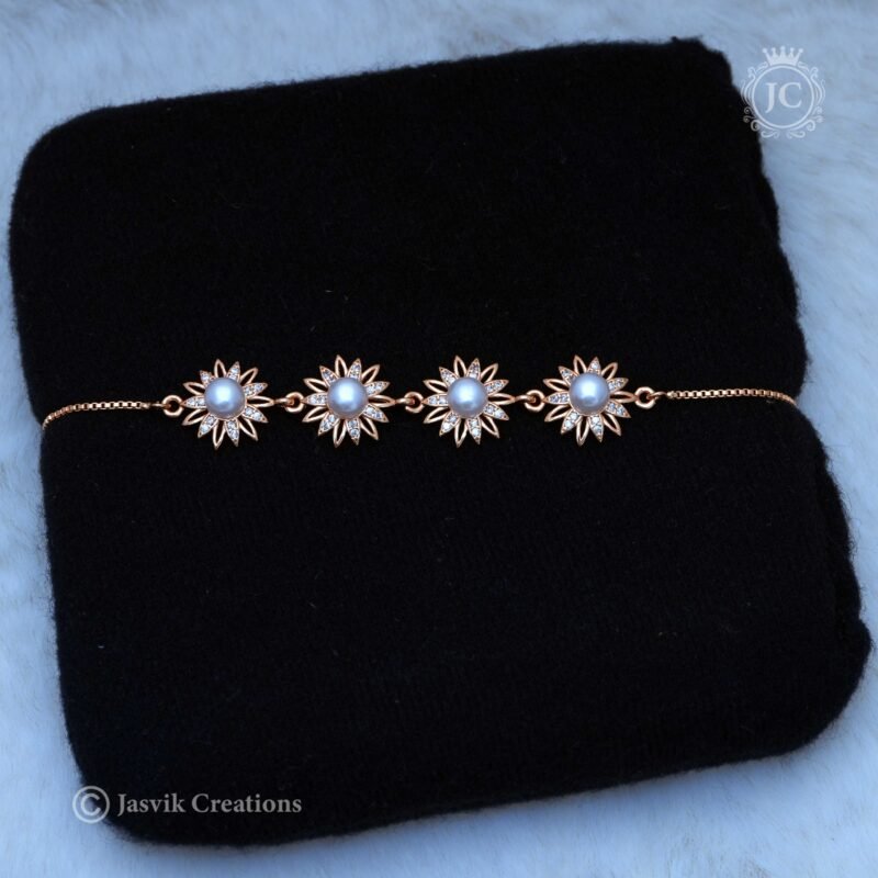 Rose Gold Bracelet - JCBT021 - Image 2