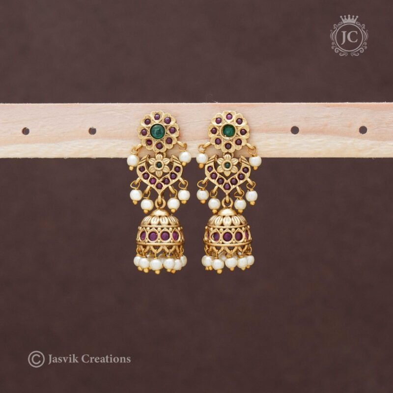 Premium-Antique-Jhumka- JCER216