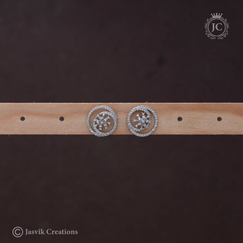 Silver Finish Stud - JCER217