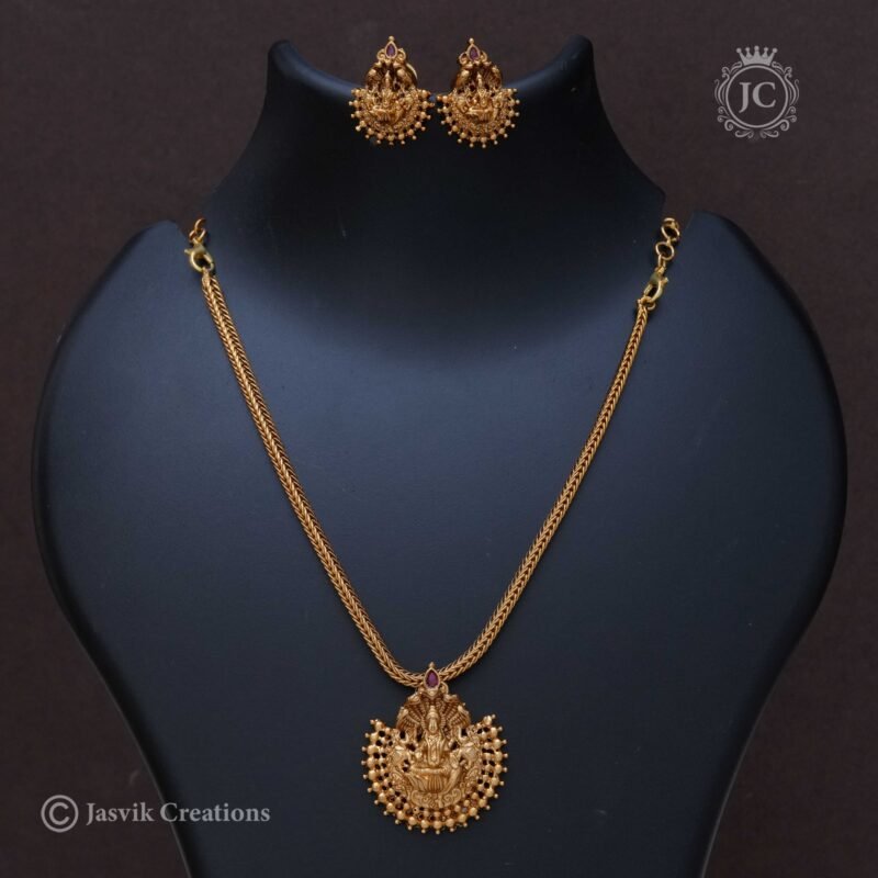 Premium-Antique-Lakshmi-Attikai-Set - JCNL220