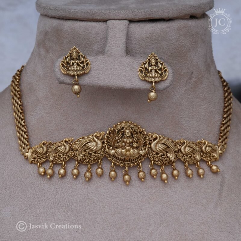 Real-Gold-Antique-Chocker - JCNL221