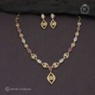 225 AD-Forming-Necklace-Red-White-JCNL225 999(2)