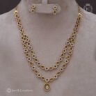 231 Antique-Double-line-Round-Necklace-JCNL231--650-(4)