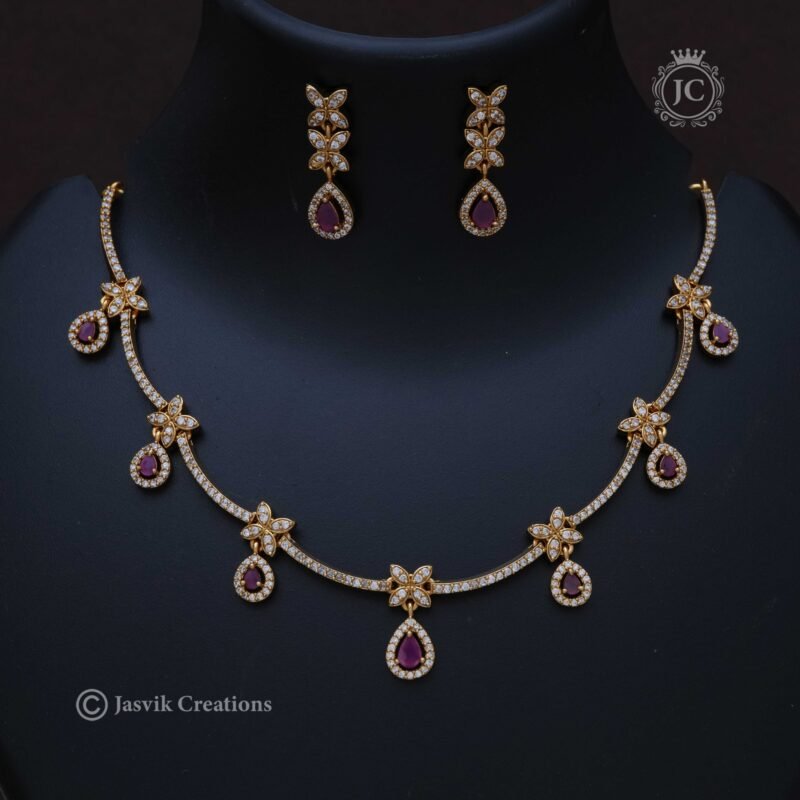 Premium-Necklace - Red - JCNL234