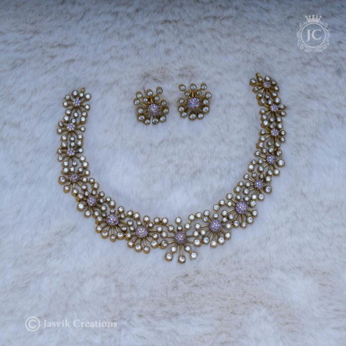 240 Matte-Finish-AD-Necklace- JCNL241--1100-(-5-Colour-)-(2)