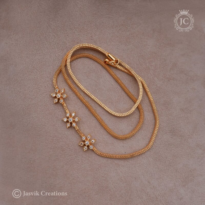 3 Star Mugappu Chain - JCCH207
