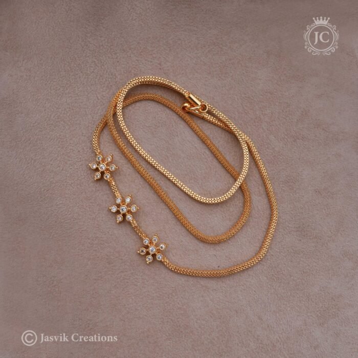 3 Star Mugappu Chain - 525 (1)