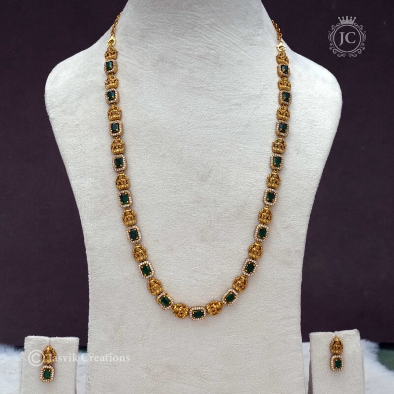 Lakshmi Nakshi Haram Green- JCHM065