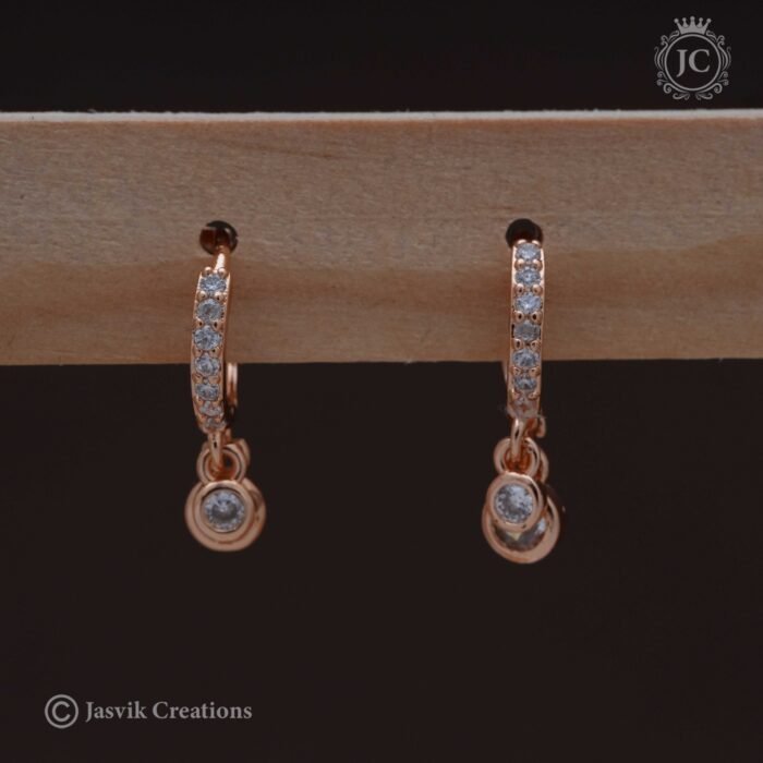 83 Rose Gold Ear Rings JCRG083 110