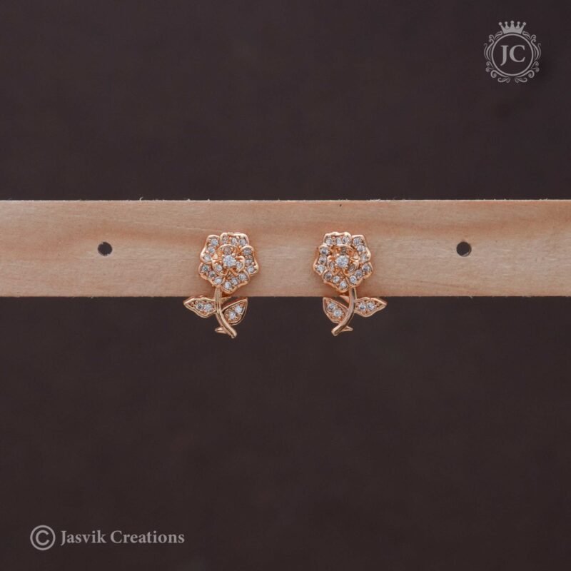 Rose Gold  Ear Ring - JCRG085