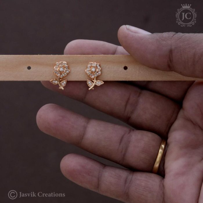 85 Rose Gold Ear Ring JCRG085 120 (3)